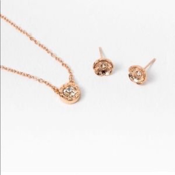 Coach Signature Stone Tea Rose 3-pc jewelry set - Picture 2 of 9